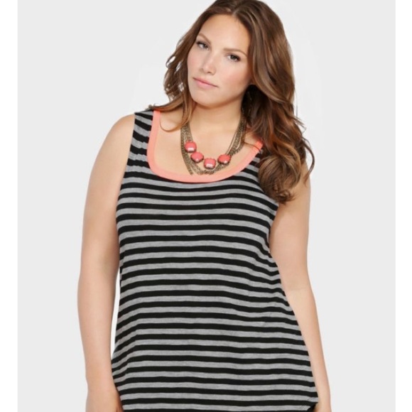 torrid Tops - torrid striped tank top plus size 3x women